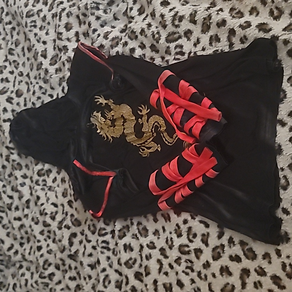 Girls Dragon Ninja Costume